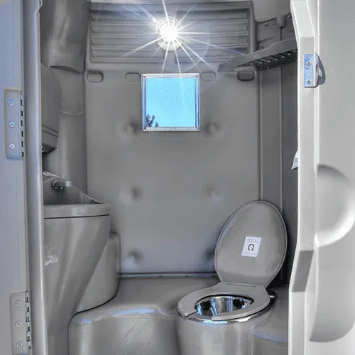 flushable portable toilet